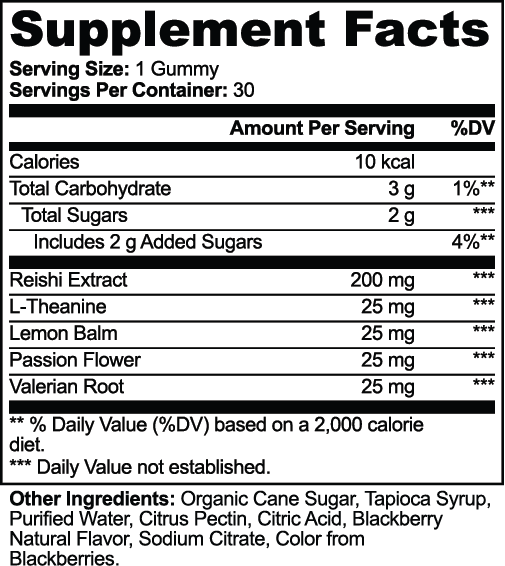 Moon Unwind — Reishi Relax Gummies